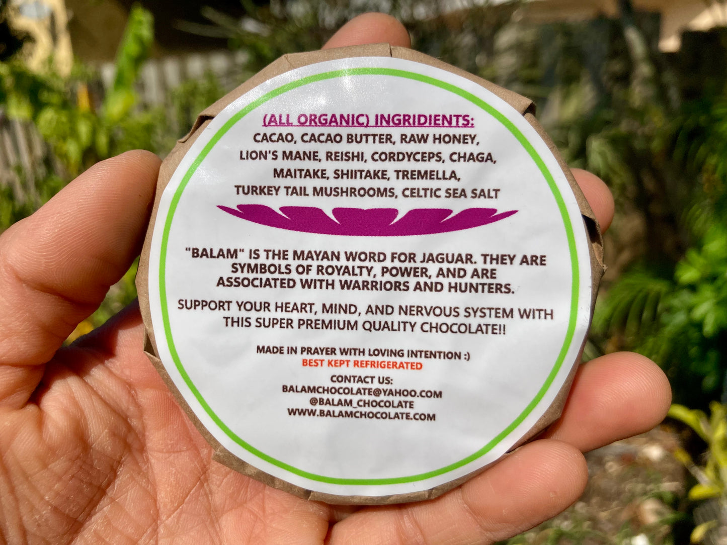 Paquete de 12 chocolates Peruanos