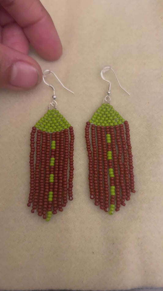 Glass Beaded Earrings
